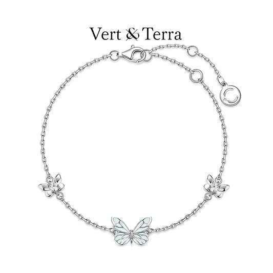 月光バタフライ ブレスレット｜月夜の光