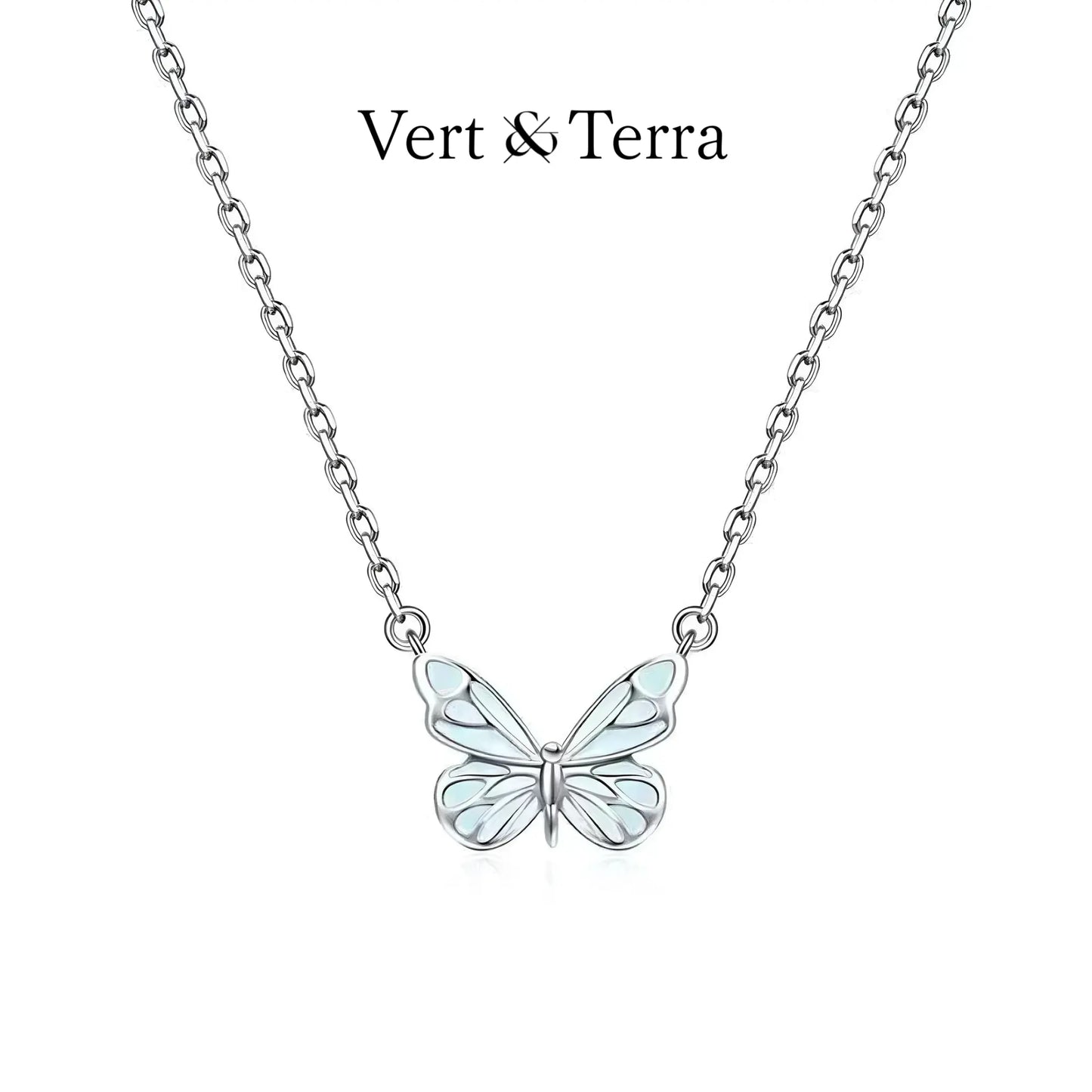 月光バタフライ ネックレス｜月夜の光