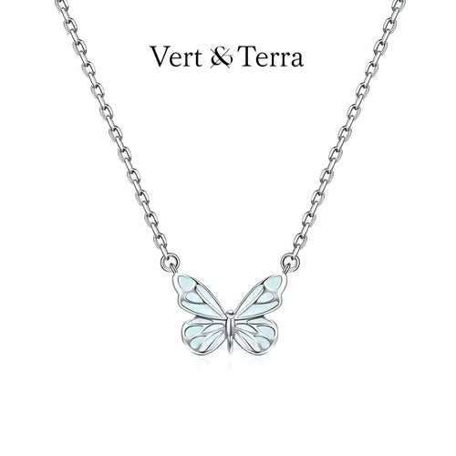 月光バタフライ ネックレス｜月夜の光