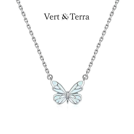 月光バタフライ ネックレス｜月夜の光