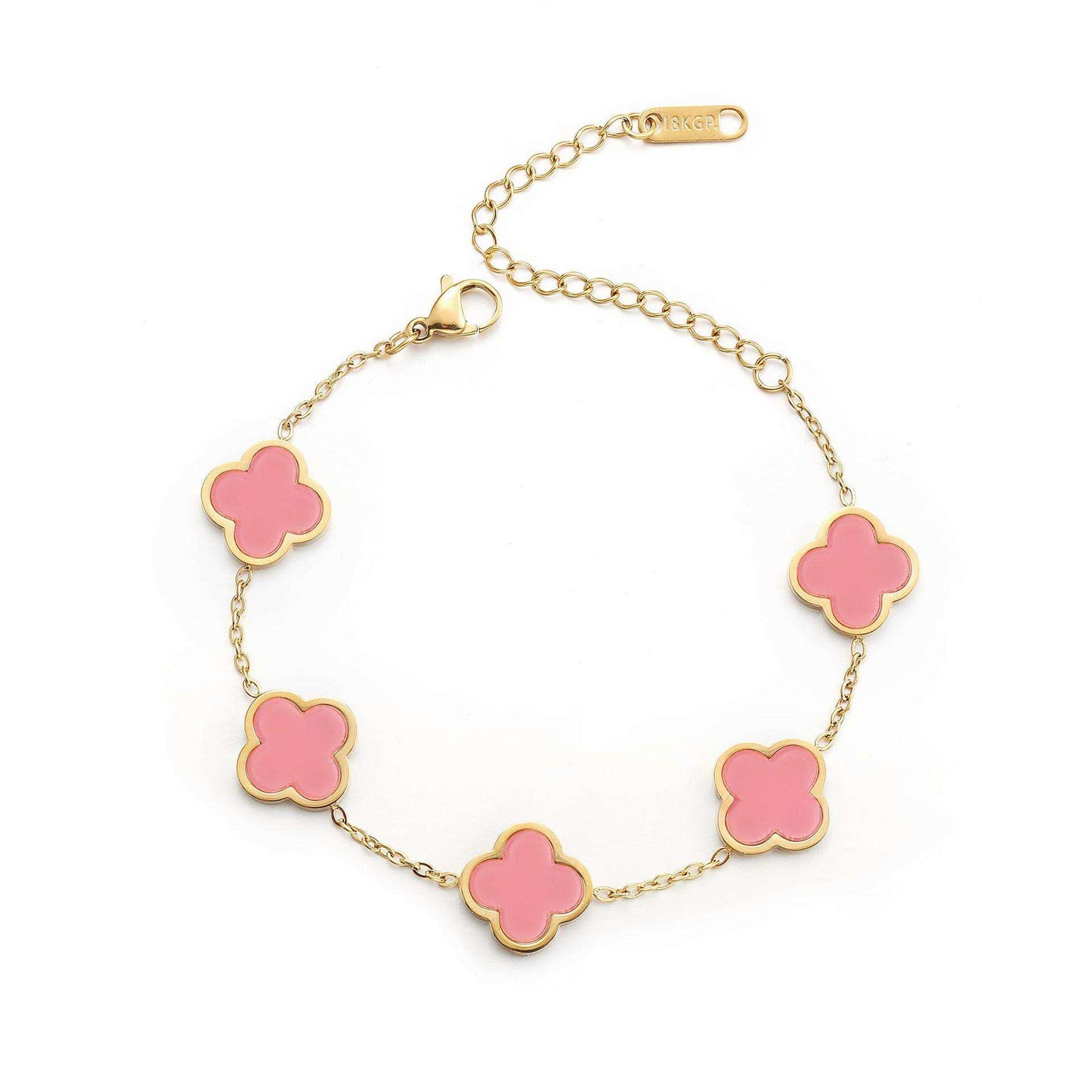 クローバー ブレイスレット | 幸運を手に