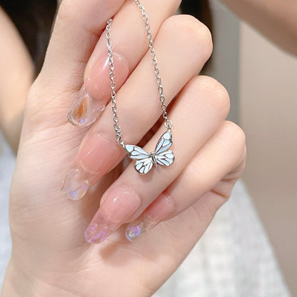 月光バタフライ ネックレス｜月夜の光