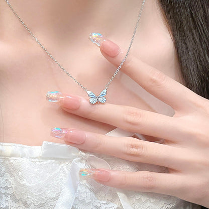 月光バタフライ ネックレス｜月夜の光